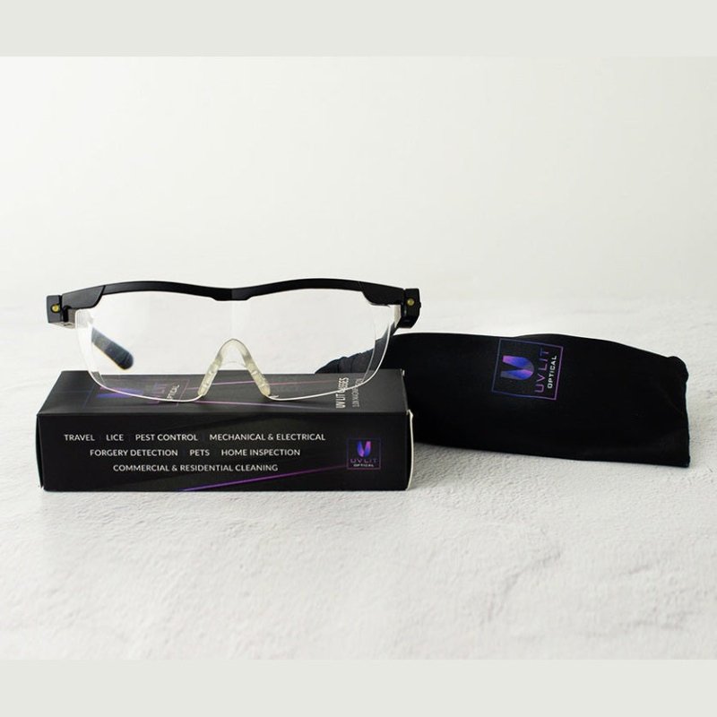 UV-Lit Optical Glasses (Rechargeable) - UV lit Optical
