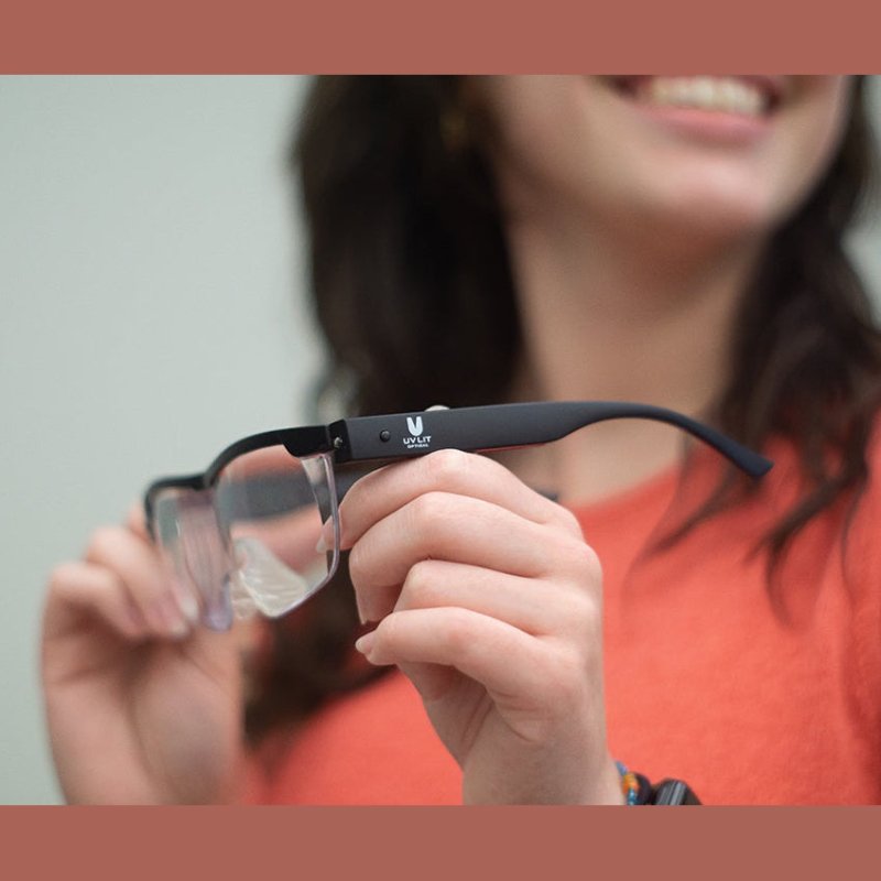 UV-Lit Optical Glasses (Rechargeable) - UV lit Optical